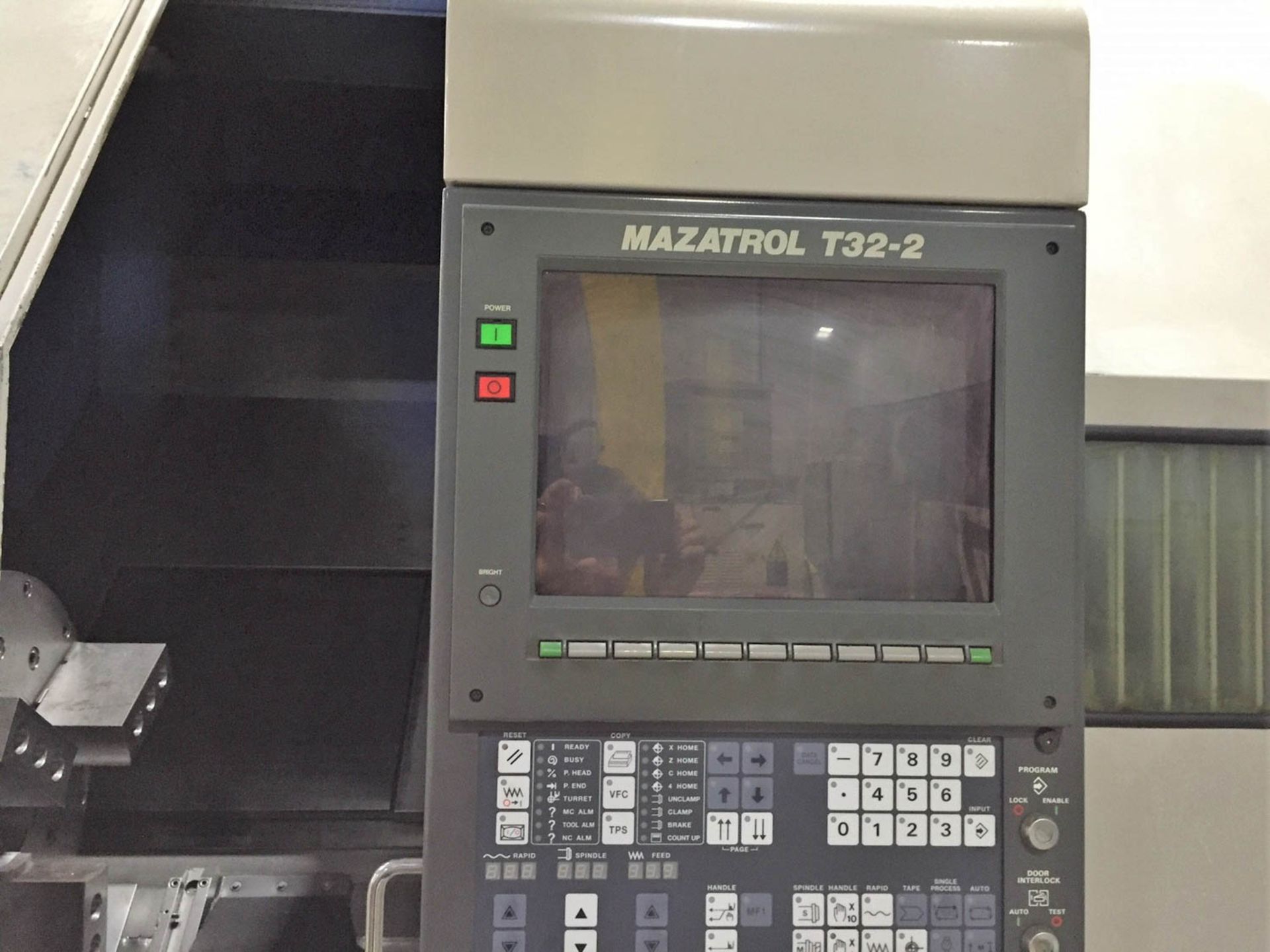 MAZAK MDL. SLANT 60 CNC LATHE, S/N: 107339 [MACHINE HAS BEEN DISASSEMBLED AND MOVED TO THE - Image 4 of 9