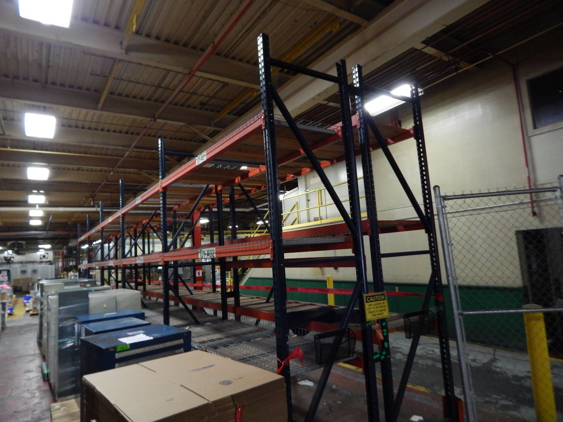 [2] ROWS [22] SECTIONS 12' X 9' X 36'' PALLET RACKING (NO CONTENTS) - Image 2 of 2