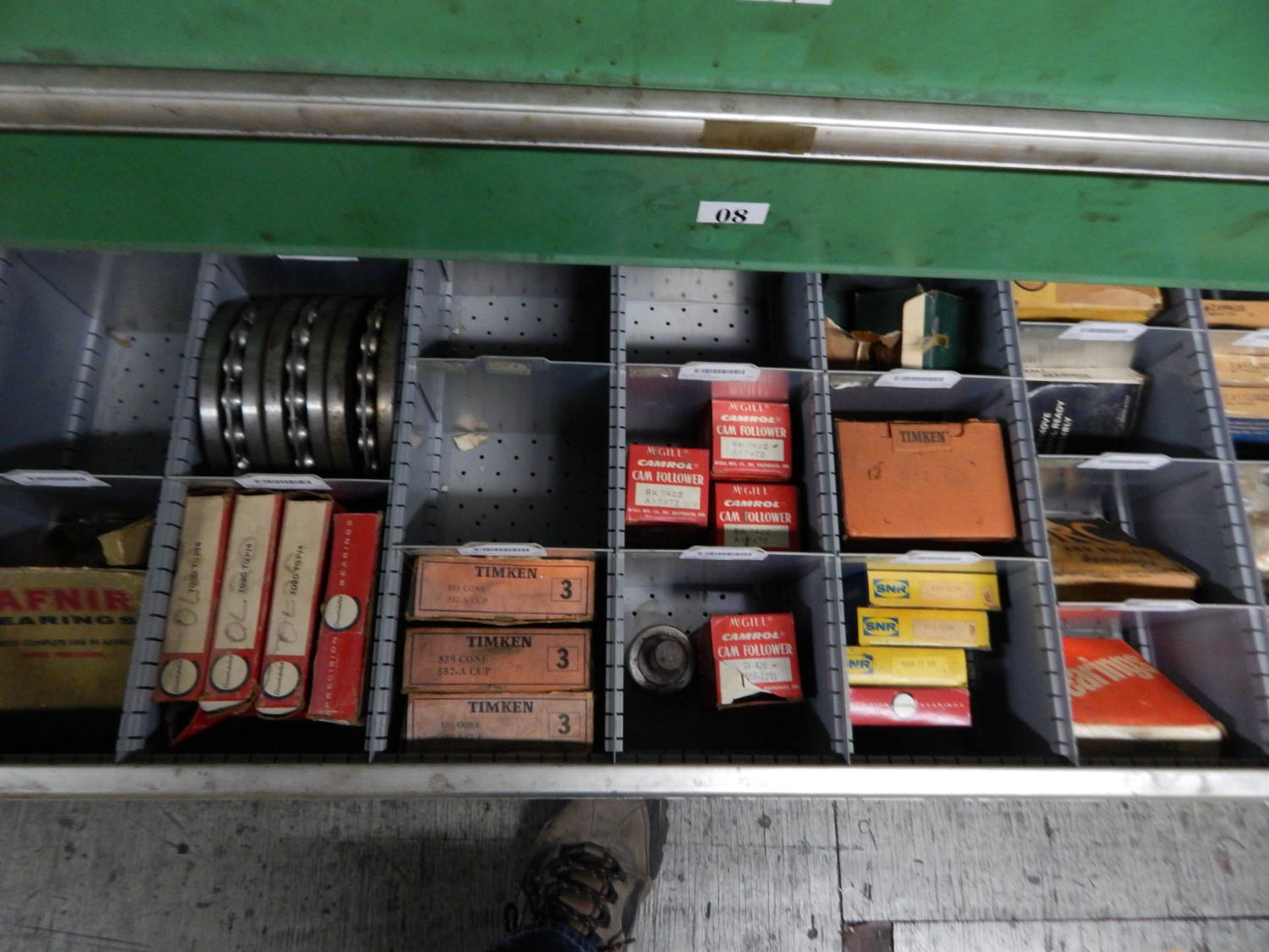 9-DRAWER LISTA CABINET, WITH ASSORTED BEARINGS - Image 6 of 6