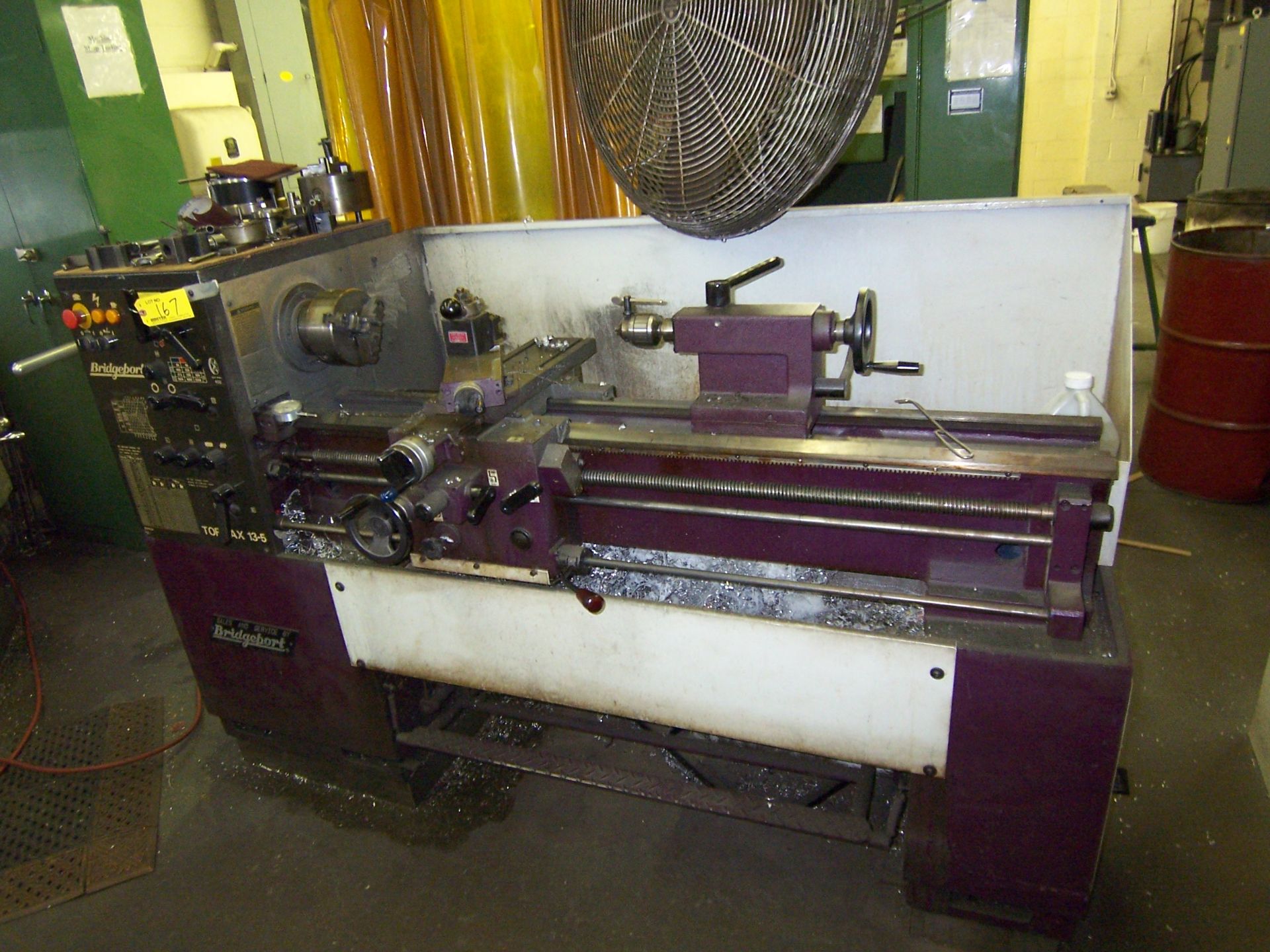 BRIDGEPORT TORMAX 13'' X 42'' 13-5'' LATHE, WITH INCH / METRIC THREADING, 80-2500 RPM SPINDLE