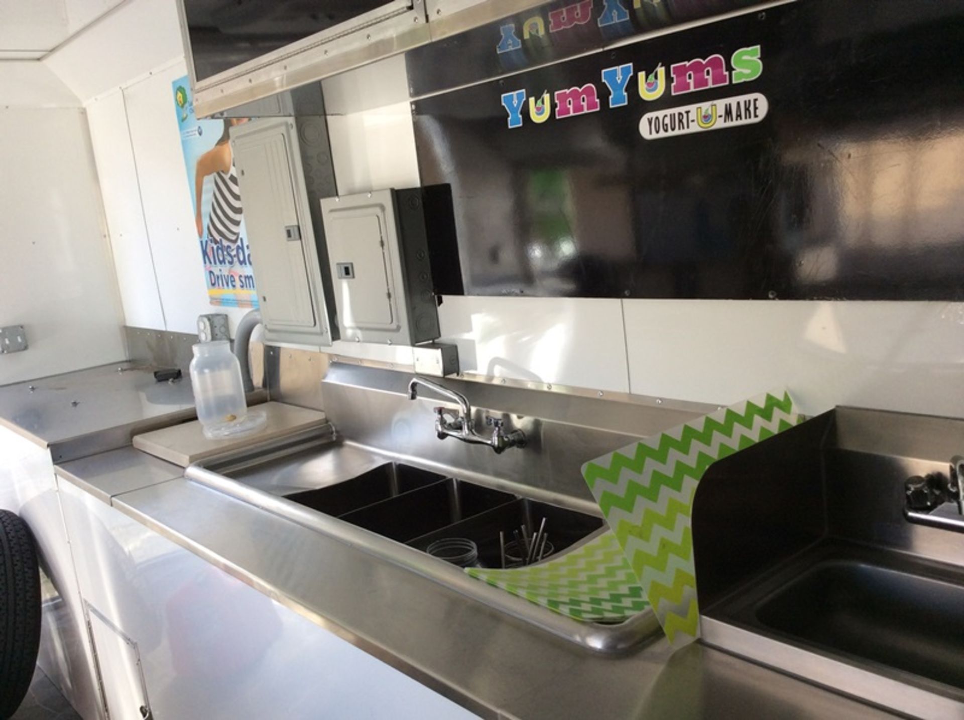 Fully Equipped Frozen Yogurt Trailer - Image 13 of 15