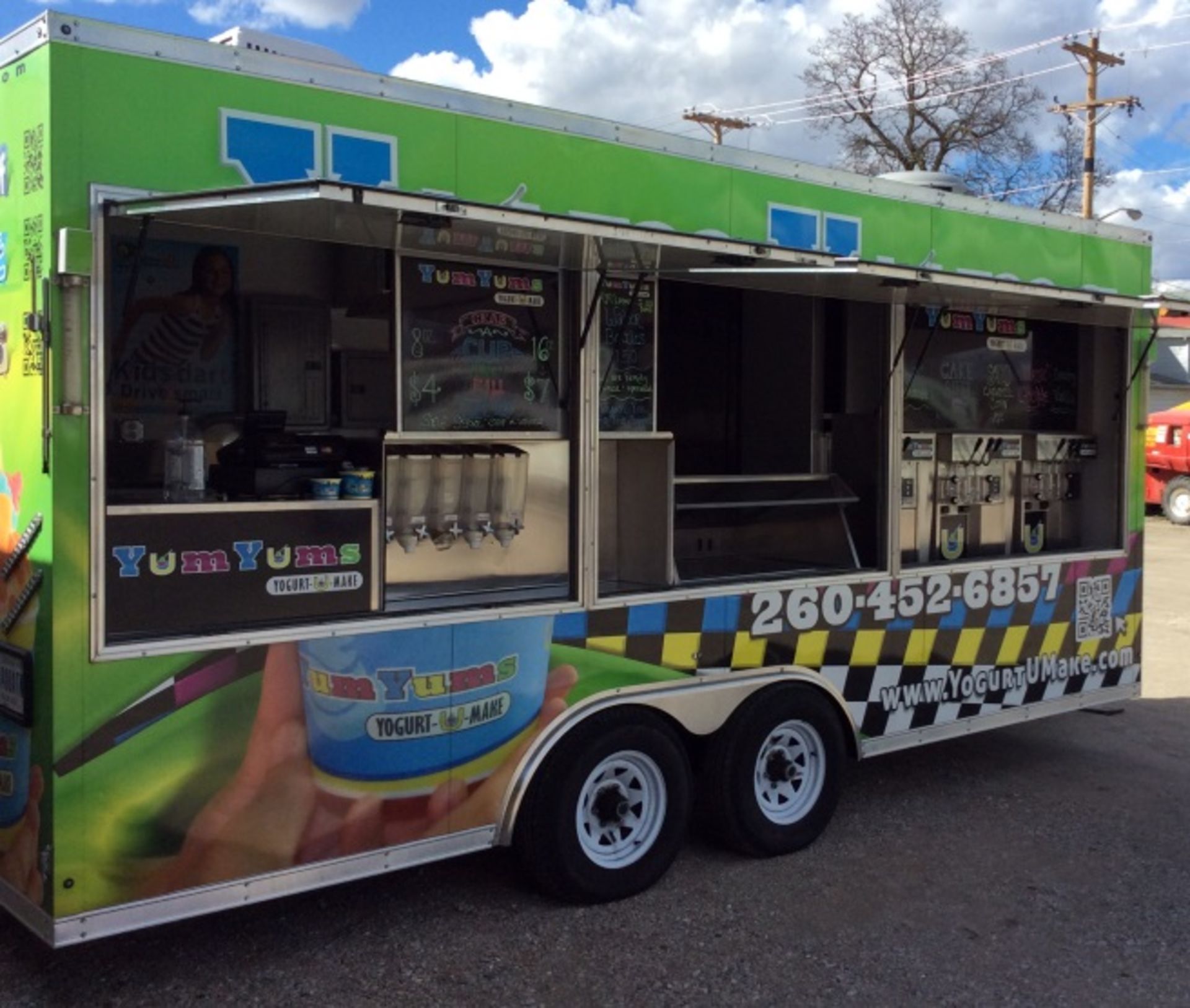 Fully Equipped Frozen Yogurt Trailer - Image 4 of 15