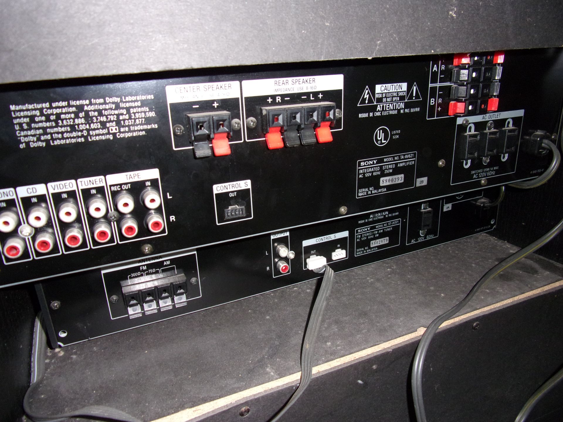 SONY STEREO & RACK - Image 7 of 7