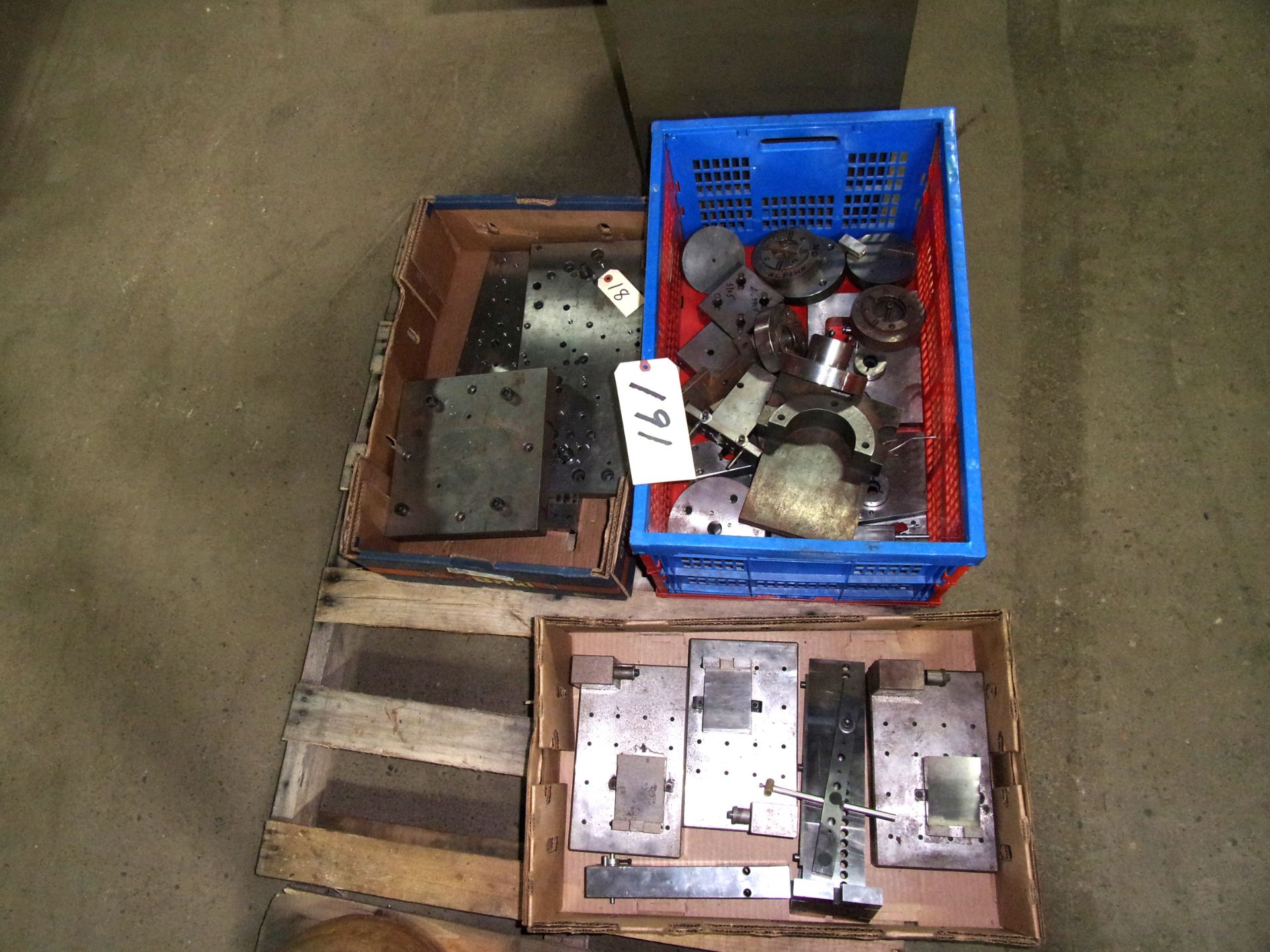 (3) BOXES OF GROUND STEEL PLATES