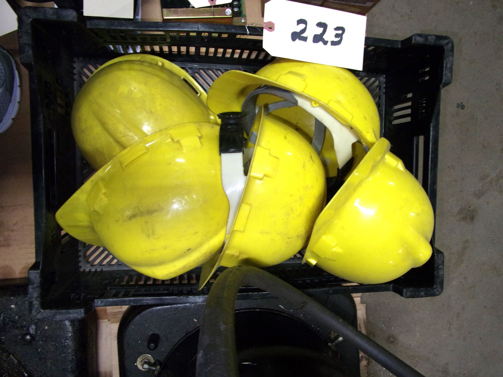 LOT OF HARD HATS