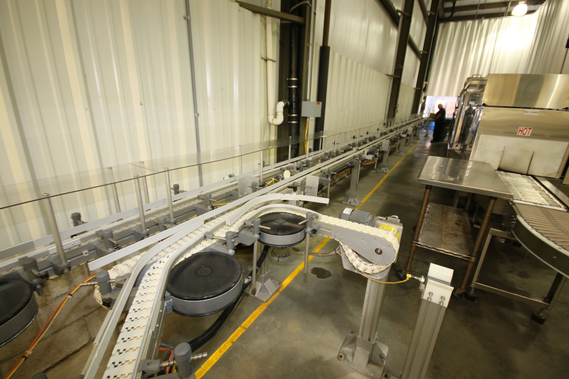 Aprox. 170 ft. L Flow Link Aluminum Constructed Product Conveyor System with 3-1/4" W Intralux - Bild 9 aus 12