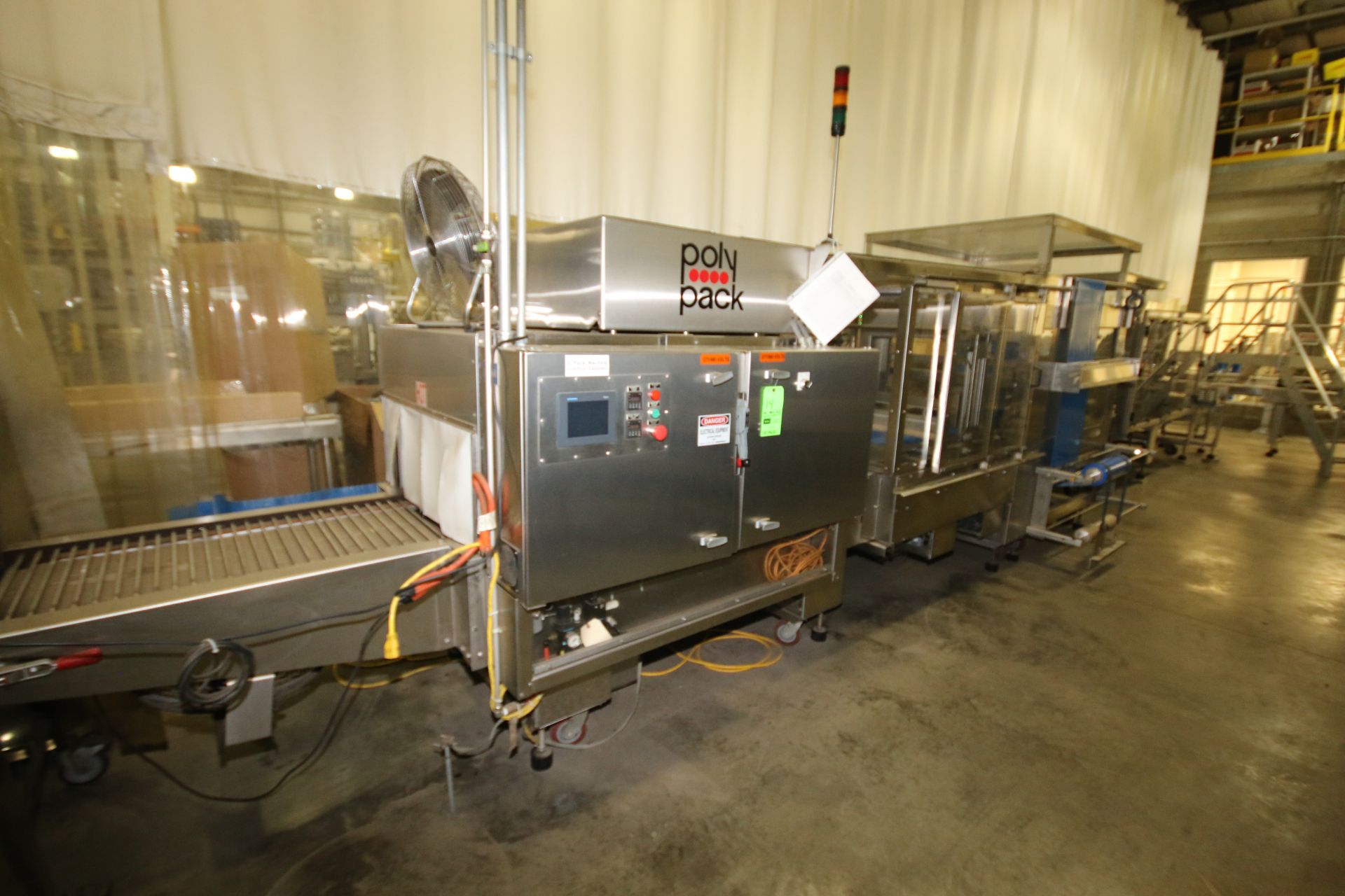 2008 Polypack All S/S Overwrapper/Shrink Wrap Tunnel, Model CFH 24-32-32 CVL, S/N 3478 (Set-Up to - Bild 12 aus 19