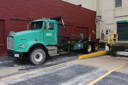 Kenworth T300 Tandem Axle Truck, with Dumpster Hauling Bed, Vin #:  1NKDL60XXMS565180; 18,337 Hours,