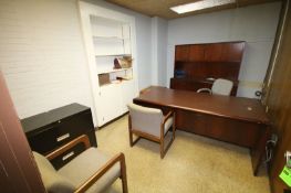 Contents of Office, Includes Desk, (3) Chairs, 2-Drawer Filing Cabinets, Additional Desk