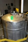 Aprox. 190 Gal. S/S Tank with Side Mount Agitation, Mounted on Load Cells, Mettler Toledo Digital