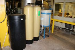 Water Softener System, with (2) Water Softener Tanks, Brine Tank, And Chemical Tank