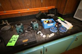 Lot of Assorted Lab Equipment, Includes Variable Autotransformer, PH Meter, Thermometers, Test