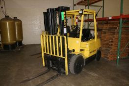 Hyster 4,800 lb. Sit Down Propane Forklift, M/N H50XM, S/N H177B39439A, 3 Stage Lift, Side Shift,