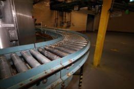 Aprox. 130 ft. L x 16" W Case Conveyor, Made by Ermanco Inc. and Others, Includes Incline
