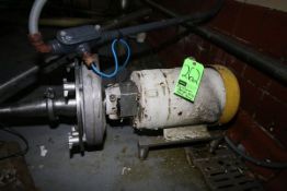 Fristam Aprox. 10 hp Centrifugal Pump with S/S Clamp Type Head