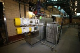 Gerstenberg 3-Barrel Scraped Surface Heat Exchanger, Type Perfector (1 + 2) X92R, S/N 13.036,