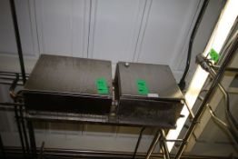 (2) S/S Panels with Allen Bradley Flex I/O 24 PLC Power Supply, R10 Adapter, (2) Flex I/O 1794