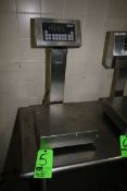 General Digital Platform Scale, S/N 206136, Platform Dimensions: 12" L x 12" W