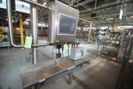 Quality Control Station with 60"L x 13"W S/S Table, (2) Scale Docks, Allen-Bradley 1500P Touch