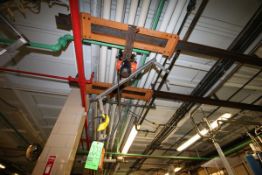 Electric Hoist System with Cross Beams, 500 lb. Capacity with S/S Hook Attachment