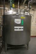 Aprox. 1,000 Gal. (72" W x 60" H) Dome-Top S/S Processor with Lightnin Agitator, Stainless Bottom,