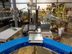 Markem Smart laser, model FS100, with Fumex vacuum -- Blue conveyor not included (LOCATED IN IOWA,