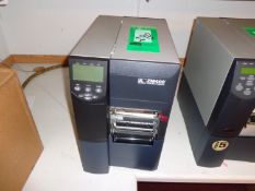 Zebra Model Z4Mplus Printer ($40 to remove and load) (LOCATED IN IOWA, RIGGING INCLUDED WITH SALE