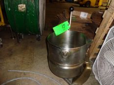 Goren 5 -Gallon Stainless Steel Jacketed Tilting Kettle -- (LOCATED IN IOWA, FOB INCLUDED WITH