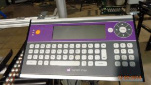 2012 Markem/Imaje Ink Jet Coder, Model 4020-1X16-N P/P, Part #225112, S/N 08320004AC with Touchpad