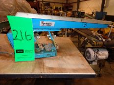 Syntron  Vibratory conveyor, 110 V (LOCATED IN IOWA, RIGGING INCLUDED WITH SALE PRICE)***EUSA***