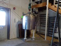 Stainless Steel Jacketed Kettle with Scrape Surace Agitation  (LOCATED IN IOWA, FOB INCLUDED WITH