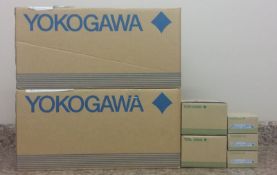 (8) Yokogawa Analytical DU900-11 EMR Input Module QTY 2 YOKOGAWA F3DA08-5N Analog Output Module