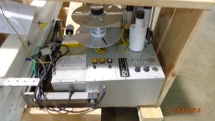 LSI Label Applicator Model 3070, S/N 30231GR with Built in Vacuum Blower, Last Used to Apply Large