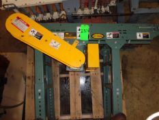 Hytrol 60" Long Power Belt Conveyor Section, S/N 464766 with 12" W Chain Link Type Belt includes