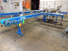 Spantech L Shape Conveyor with 58" diameter U -- with approx. 4 ft long one leg and approx. 10 ft