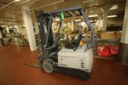 2005 Crown Aprox. 3,000 lb. Capacity 36-V Sit-Down Forklift, Series SC4000, S/N 9A38585 with 2-Stage