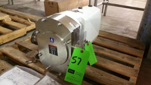 New Alfa Laval Positive Displacement Pump Head, Model SRU5/116/LS, S/N 103954 with 3" Clamp Type