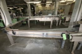 Aprox. 28 ft. L Garvey U-Configuration S/S Outfeed Product Conveyor with 4-1/2" W Plastic Table