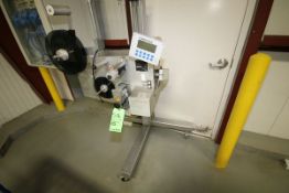 Label-Aire Roll Fed Labeler, Model 3111CD, S/N 0243380311, Mounted on Portable Stand (Line #35)
