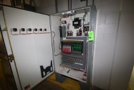 Process Control Panel with Allen Bradley Remote PLC, Transformer, 30 Amp Main Switch, Fuses and