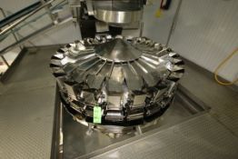 2004 Yamato DataWeight 24-Head S/S Rotary Bucket Scale, Model ADW-524SWH, S/N WG020362, 20 Gram to