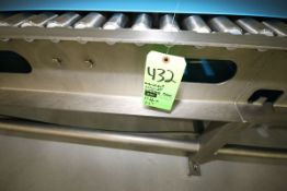 Marchant Schmidt Aprox. 17 ft. L x 24" W S/S Power Belt Conveyor, ID #7140-001 (Shared with Line #33