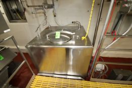Aprox. 300 Gal. S/S Jacketed Likwifier/Blender, Aprox. 45" x 45" x 34", with Safety Guard, Mounted