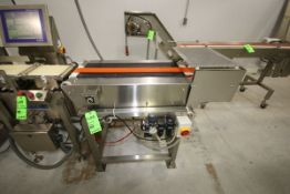 Aprox. 3 ft. 5" L  S/S Reject Conveyor with 3-1/2" W Eagle Belting with 5 hp Drive (Line #35)