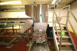 2013 CFR S/S Cheese Grinder, Model CFR-24X, S/N #15727-0000-S9197 with 25" Dia. Head, Inlet Aprox.