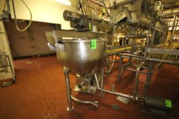 Hamilton 200 Gal. Hinged Lid Kettle, Style SD200SANJ, S/N C-6726 with Scrape Surface Agitator