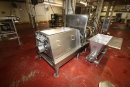 Aprox. 36" L x 18" W 200 hp S/S Cheese Grinder, 460 V, 3 Phase with 35" x 18" Product Opening (North