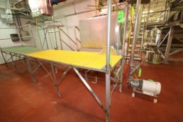 Aprox. 108" L x 36" W x 40" H S/S Operators Platform with Plastic Grating, Stairs and Handrails