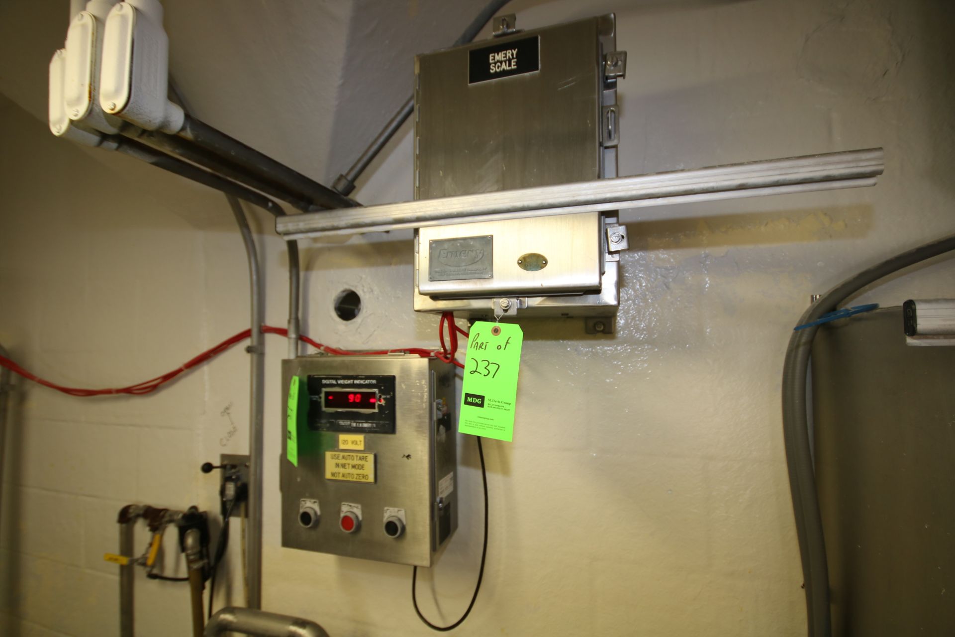 Breddo 300 Gal. S/S Likwifier, Model LDT, S/N D21522-2-98369, Mounted on Load Cells with Read-Out, - Image 9 of 9