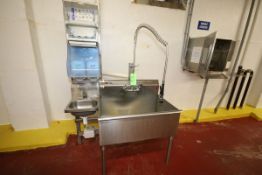 Aero S/S Sink, Model 2S1-2436 with Spray Attachment, Additional Sink and Dispensers